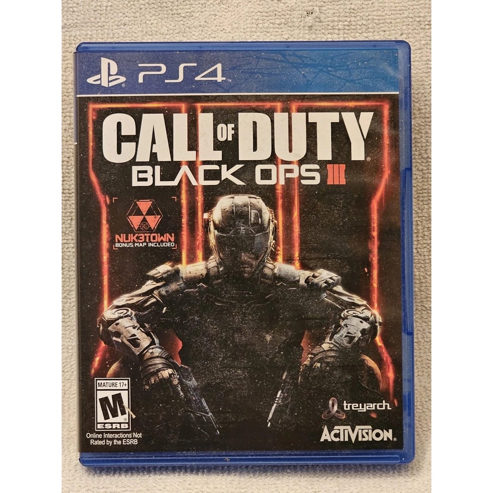 Call of Duty Black Ops III PS4 Activision Treyarch Nuk3town Bonus Map Included